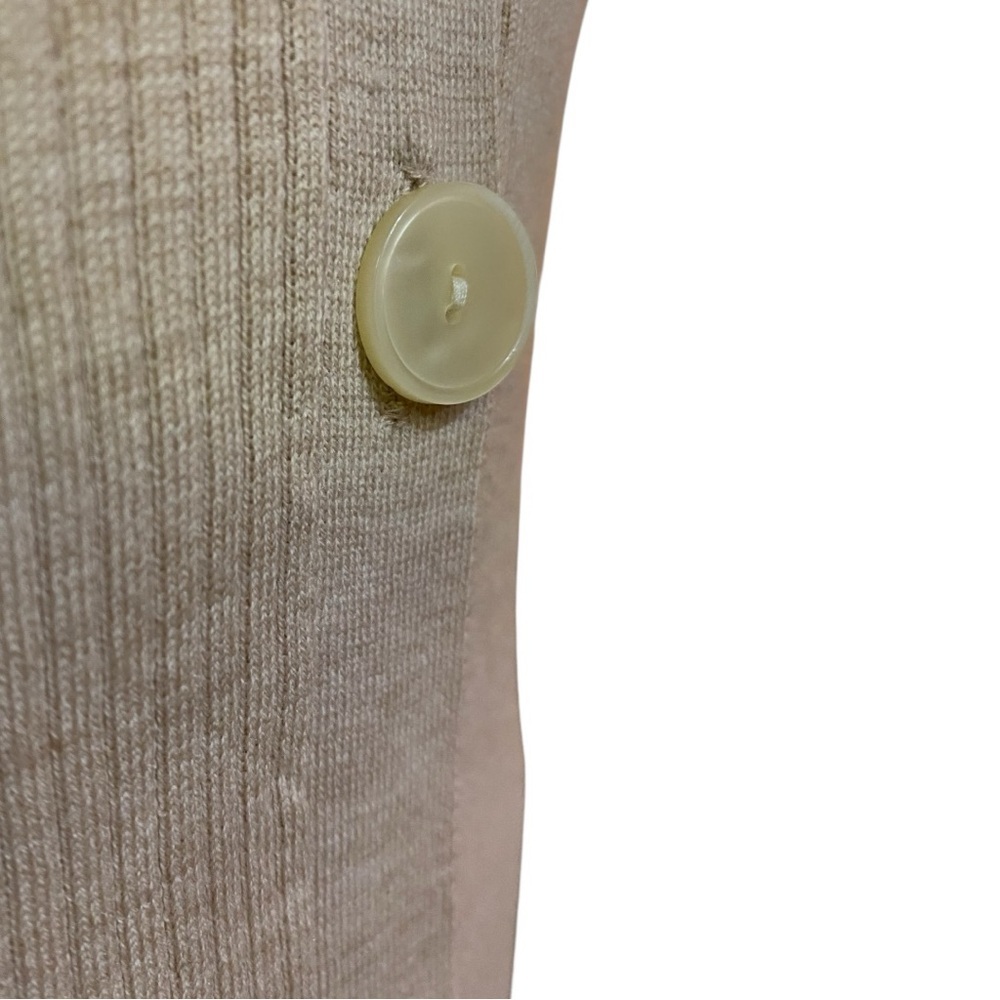 Banana Republic Cream Ribbed Knit Sweater Dress Size XXS - Picture 4 of 6